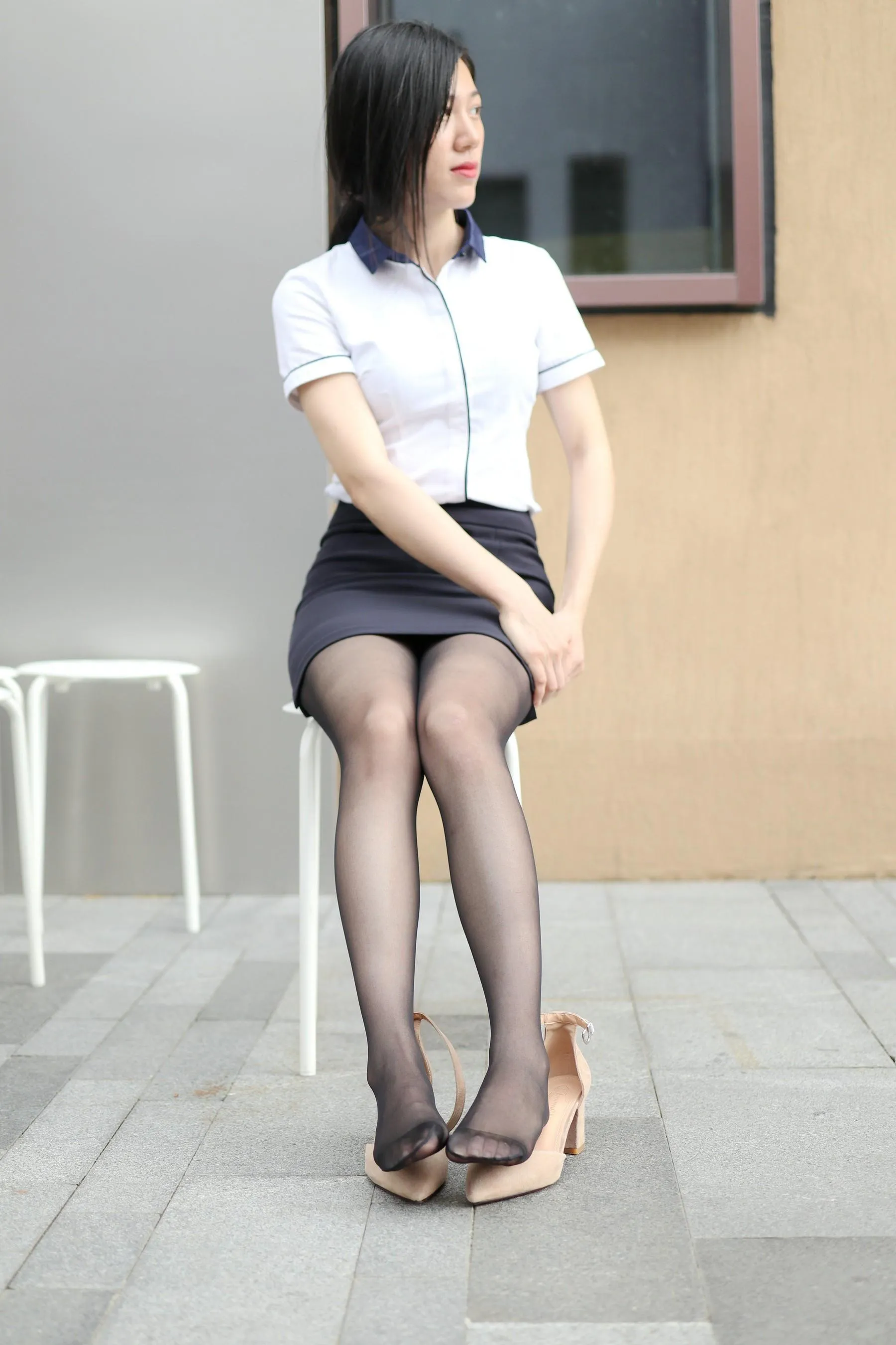 魔镜街拍 NO.165 OL制服黑丝 [140P]插图2